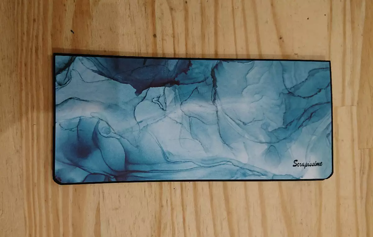 Pochette cadeau - anniversaire - Aquarelle Bleu