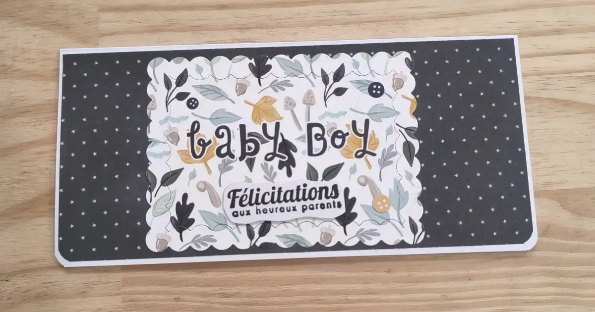 Pochette cadeau - Félicitation Baby