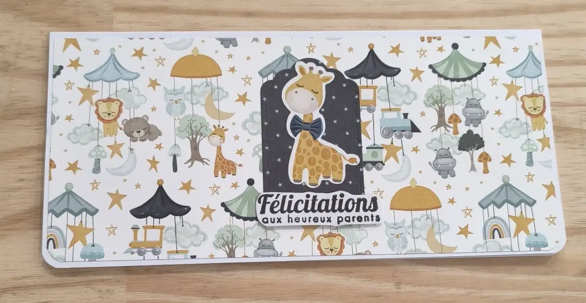 Pochette cadeau - Félicitation Baby