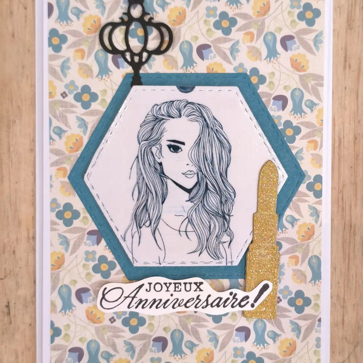 Carte Anniversaire Girly C A 5