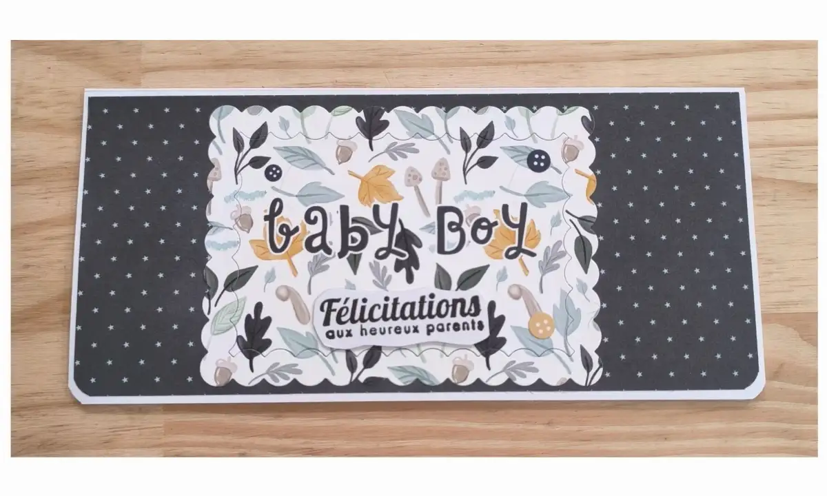 Félicitation Baby 2 - Collection " It's a boy "